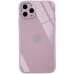 TPU+Glass чехол GLOSSY Logo Full camera (opp) для Apple iPhone 11 Pro (5.8") (Розовый / Pink Sand)