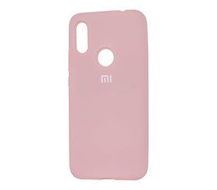 Чохол для Xiaomi Redmi 7 Silicone Full Рожевий пісок/Пудровий з закритим низом і мікрофіброю