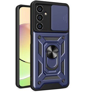 Ударопрочный чехол Camshield Serge Ring для Samsung Galaxy A34 5G (Синий)