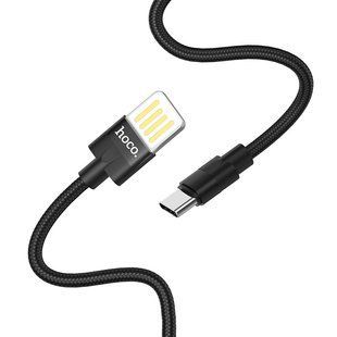 Кабель Type-C Hoco Outstanding U55 |1.2m, 2.4A| Black, Black