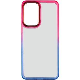 Чехол TPU+PC Fresh sip series для Samsung Galaxy A53 5G Синий / Розовый