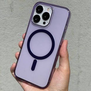 Чехол для iPhone 14 Pro Clear Case ультратонкий, не желтеет Purple