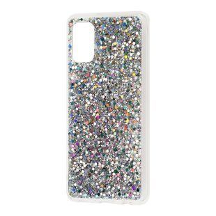 Чохол для Samsung Galaxy A41 (A415) Wave confetti сріблястий