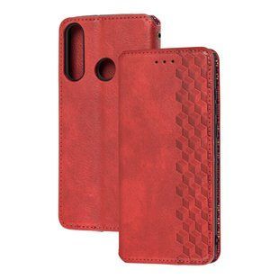 Чехол книжка для Huawei Y6p Getman Cubic красный