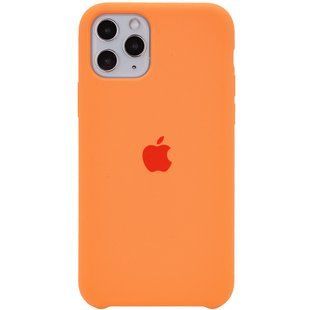 Чохол silicone case for iPhone 11 Pro Max (6.5") (Помаранчевий / Papaya)