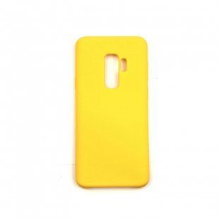 Накладка Silicone Cover for Samsung S9 Plus Yellow
