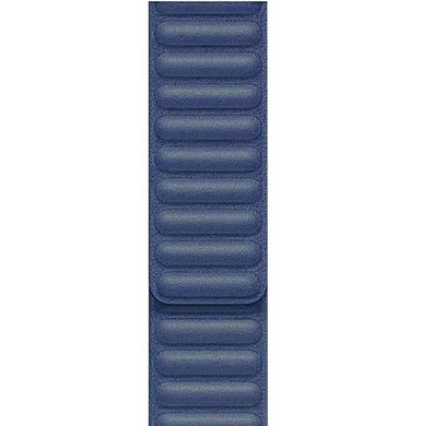 Ремінець Leather Link для Apple Watch 38/40/41 mm Baltic Blue