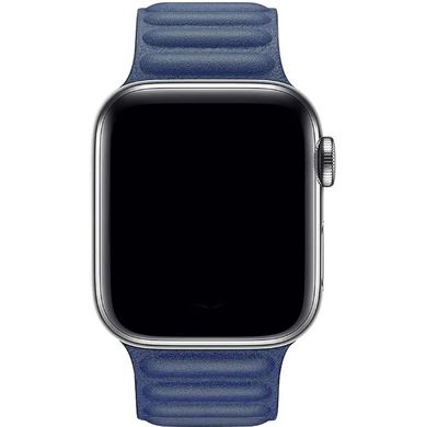 Ремінець Leather Link для Apple Watch 38/40/41 mm Baltic Blue