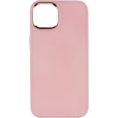 TPU чехол Bonbon Metal Style для Apple iPhone 14 Pro Max (6.7") Розовый / Light pink