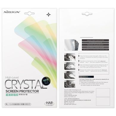 Защитная пленка Nillkin Crystal для Xiaomi Redmi Note 10 / Note 10s Анти-отпечатки