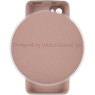 Чехол Silicone Cover Full Camera (AA) для Xiaomi Redmi Note 10 / Note 10s Серый / Lavender