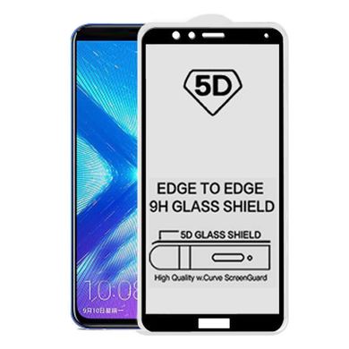 5D стекло для Huawei Honor 7x Черное Полный клей / Full glue