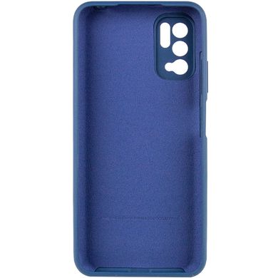 Чехол Silicone Cover Full Camera (AA) для Xiaomi Redmi Note 10 5G / Poco M3 Pro Синий / Navy Blue