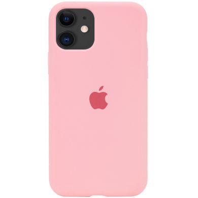 Чехол для iPhone 11 Silicone Full pink / розовый / закрытый низ