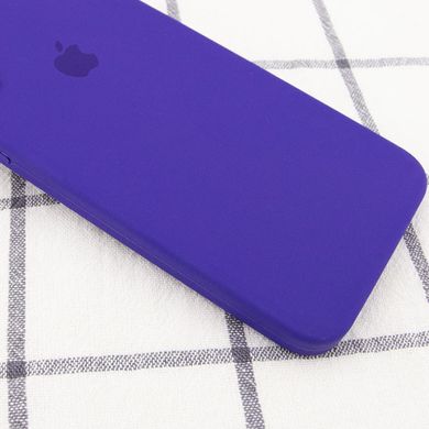 Чехол для iPhone 11 Silicone Full camera фиолетовый / закрытый низ + защита камеры