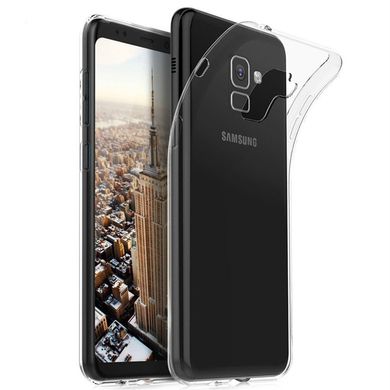 Чехол для Samsung A8 прозрачный силиконовый