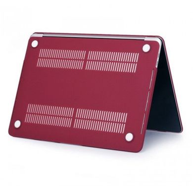 Чохол накладка Matte HardShell Case для Macbook Pro 16" Wine Red