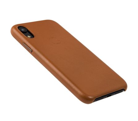 Чехол для iPhone Xr Leather classic "brown"