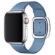 Ремешок для Apple Watch 42/44/45 mm Modern Buckle Leather Pink/Silver