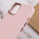 TPU чехол Bonbon Metal Style для Apple iPhone 14 Pro Max (6.7") Розовый / Light pink