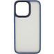 TPU+PC чехол Metal Buttons для Apple iPhone 13 Pro Max (6.7"") Синий