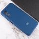 Чохол Silicone Cover Full Camera (AA) для Xiaomi Redmi Note 10 5G / Poco M3 Pro Синій / Navy Blue