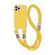 Чехол для iPhone 14 Pro Max Crossbody Case + ремешок Yellow