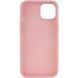 TPU чехол Bonbon Metal Style для Apple iPhone 14 Pro Max (6.7") Розовый / Light pink