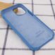 Чехол silicone case for iPhone 12 mini (5.4") (Синий/Denim blue)