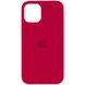 Чехол silicone case for iPhone 12 Pro / 12 (6.1") (Красный / Rose Red)