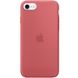 Чехол Silicone Case Full Protective (AA) для Apple iPhone SE (2020) (Красный / Camellia)