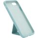Чехол Silicone Case Hand Holder для Apple iPhone 7 / 8 / SE (2020) (4.7") (Бирюзовый / Ice Blue)