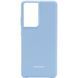 Чехол Silicone Cover (AA) для Samsung Galaxy S21 Ultra (Голубой / Lilac Blue)