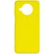 Чехол Silicone Cover Full without Logo (A) для Xiaomi Mi 10T Lite / Redmi Note 9 Pro 5G (Желтый / Flash)
