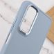 TPU чехол Bonbon Metal Style для Samsung Galaxy A13 4G Голубой / Mist blue