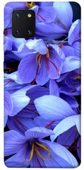 Чехол для Samsung Galaxy Note 10 Lite (A81) PandaPrint Фиолетовый сад цветы