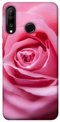 Чехол для Huawei P30 lite PandaPrint Розовый бутон цветы