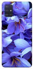 Чехол для Samsung Galaxy M51 PandaPrint Фиолетовый сад цветы