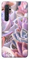Чехол для Xiaomi Mi Note 10 Lite PandaPrint Эхеверия 2 цветы