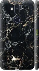 Чехол на Nokia 8.1 Черный мрамор 3846m-1620