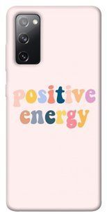 Чехол для Samsung Galaxy S20 FE PandaPrint Positive energy надписи