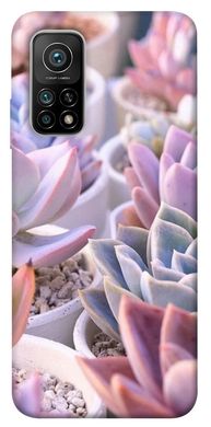 Чехол для Xiaomi Mi 10T Pro PandaPrint Эхеверия 2 цветы