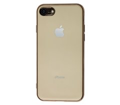 Чехол для iPhone 7 / 8 Silicone case матовый (TPU) бежевый