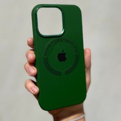 Чехол для iPhone 13 Silicone Case Full (Metal Frame and Buttons) with Magsafe с металлическими кнопками и рамкой Virid