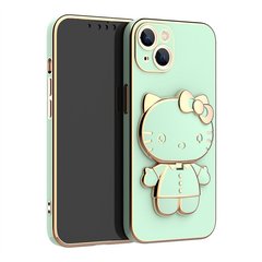 Чохол для iPhone 12 / 12 Pro Hello Kitty + дзеркало Mint