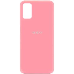 Чехол для Oppo A52 / A72 / A92 Silicone Full с закрытым низом и микрофиброй Розовый / Pink