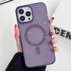Чехол для iPhone 13 Pro Max Splattered with MagSafe Purple