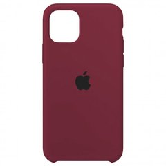 Чехол Apple silicone case for iPhone 11 Marsala / бардовый