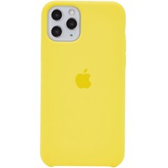 Чохол silicone case for iPhone 11 Pro Max (6.5") (Жовтий / Yellow)