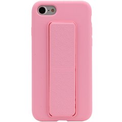 Чехол Silicone Case Hand Holder для Apple iPhone 7 / 8 / SE (2020) (4.7") (Розовый / Pink)